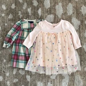 Set of two baby girl gap dresses